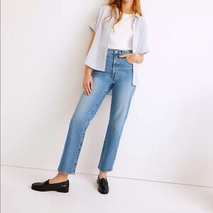 Madewell Balloon Jeans Light Blue Size 26